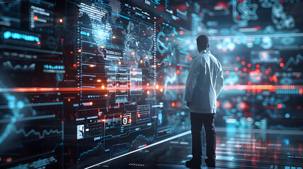 infographics in hologram doctor