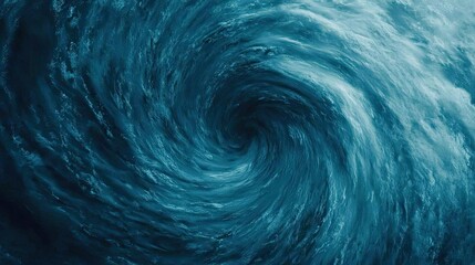 Dust pollution concept. A mesmerizing whirlpool of deep blue waters creating a captivating natural vortex.