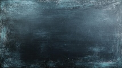 Creative Border of School and Office Supplies on Blackboard for Text Space