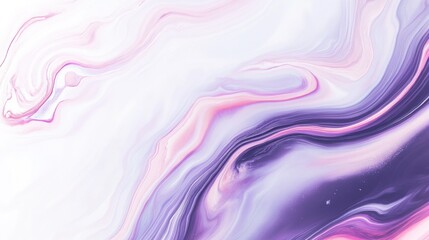 Vivid Swirls of Purple and Pink - Abstract Marble Painting for Textured Backgrounds
