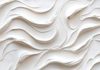 Fototapeta premium White Abstract Background with Curved Lines and Light Gray Texture for High-Resolution Design and Aesthetic Photography