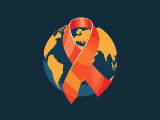 Abstract  World Ribbon Day
