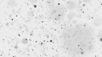 Particle technology background, innovative white background, futuristic grey background