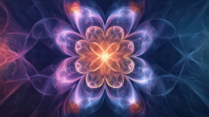 Obraz premium Colorful 3D Fractal Patterns