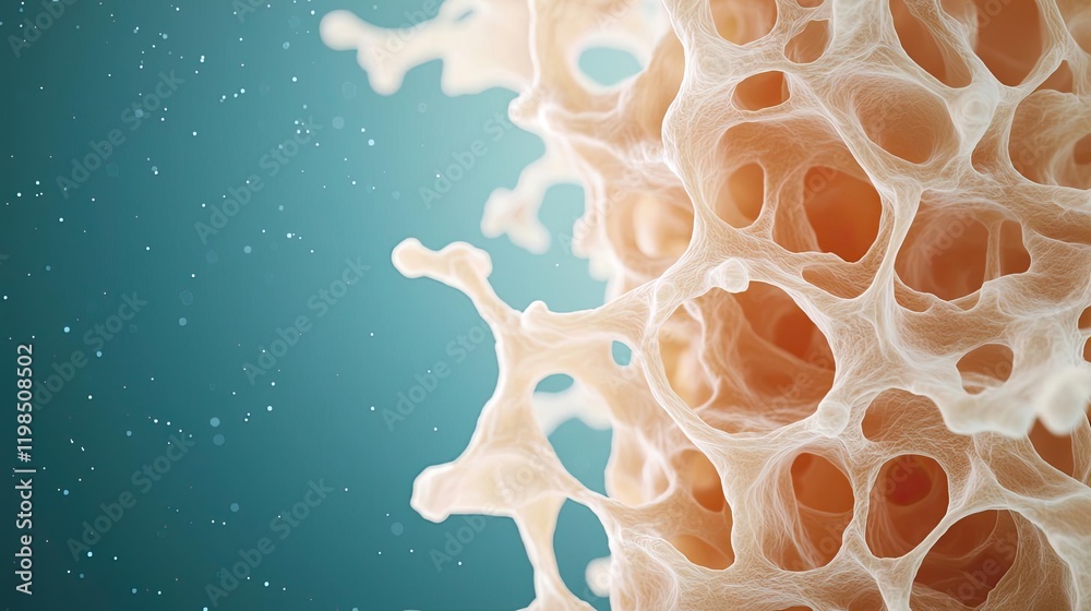 Poster Dust pollution idea. Detailed close-up of unique coral structure showcasing intricate patterns and textures.