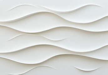 Fototapeta premium White Abstract Background with Curved Lines and Light Gray Texture for High-Resolution Design and Aesthetic Photography