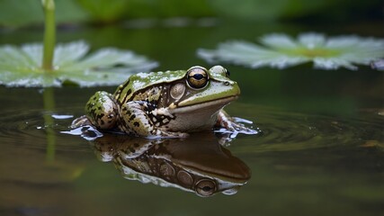 Stream side Swimmer: The Robust Whistling Frog in Clear Flowing Waters