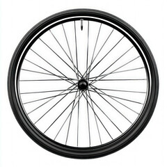 Fototapeta premium Bicycle Wheel Isolated