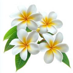 Fototapeta premium Frangipani Isolated