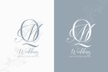 MQ monogram logo QM initial letter wedding logo monogram logo