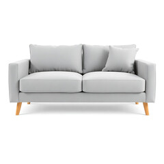 Stylish Dark Gray Sofa with Classic Design.