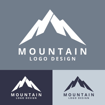 Mountain logo vector