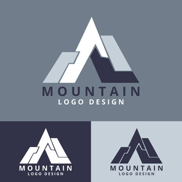 Mountain logo vector