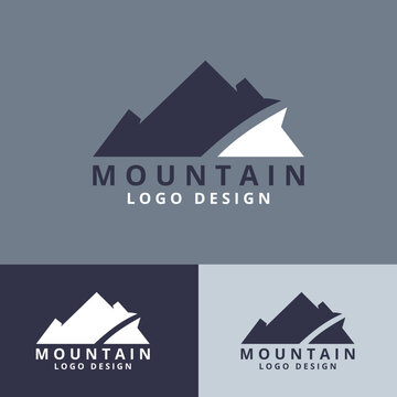 Mountain logo vector