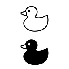 duck icons design for templates.