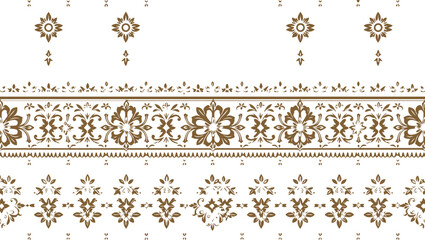  motif seamless border pattern vector art