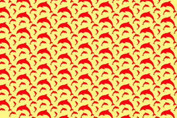 Fototapeta premium shark vector pattern.eps