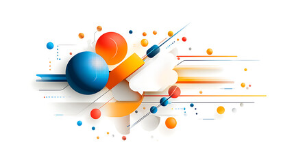 Dynamic abstract art representation creative space digital artwork colorful environment modern viewpoint visual concept