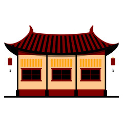 Fototapeta premium asian temple building