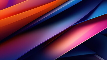 Obraz premium Abstract Colorful Diagonal Stripes Design with Vibrant Hues and Dynamic Composition