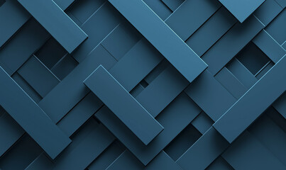 Textured blue background with interwoven rectangular shapes creating a modern, stylish design.