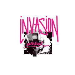 design illustration for streetwear ,tshirt, hodie, print