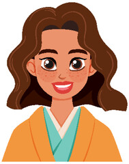 Smiling Woman in Traditional Attire