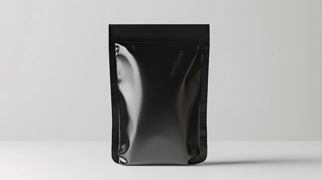 This high-quality mockup of a stylish packaging pouch on a pristine white background highlights the adaptability of flexible packaging for brand promotion.