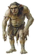 Fototapeta premium PNG A troll giant art illustration accessories.