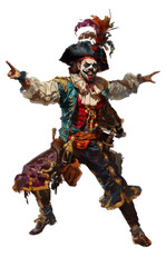 PNG Colorful pirate costume illustration