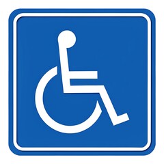 wheelchair symbol and accessibility disability icon