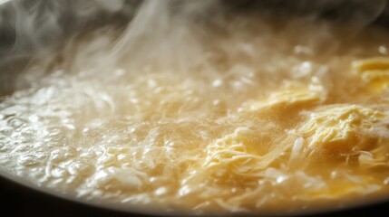 Obraz premium Boiling Noodles: A Culinary Close-Up