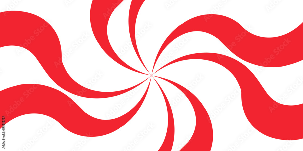 Aufkleber abstract background with rays retro starburst. funky ray elements, circle motifs. red and white twis