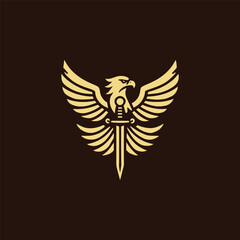 Eagle Sword Logo for sale.