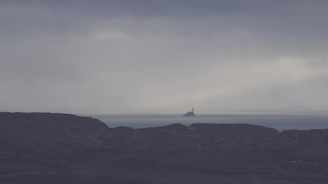 Fastnet Rock Mizen Head West Cork Ireland on a winter afternoon epic locations in the Irish Landscape coast of Ireland