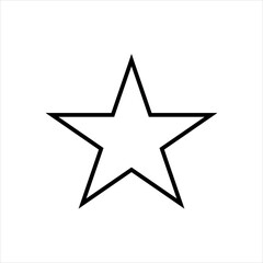 Star icon Black and white Art Illustration