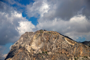 Lagazuoi refuge Dolomites alps Italy