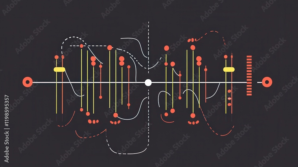 Poster timer circuit in astable mode, showing how