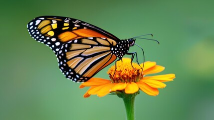 Obraz premium Butterfly on Bloom