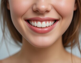 Fototapeta premium close up of a woman smiling