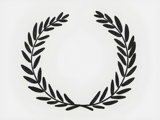 Black Laurel Wreath & Floral Frames – Botanical Monograms, Wedding Decor, Flower Wreaths, Cricut & Vinyl Cut Files, Hand Drawn Leaf Circles, Silhouette Templates, Farmhouse Signs, Vector Clipart