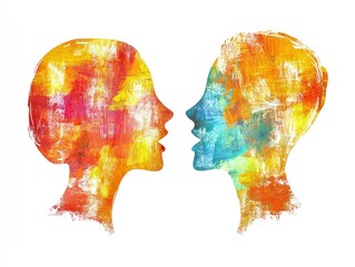 Speech Pathologist - Speech pathologist diagnosing and treating speech and language disorders, in a clinical or educational setting, on a White Background.