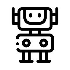 Fototapeta premium automation line icon