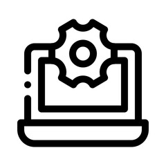 technology line icon