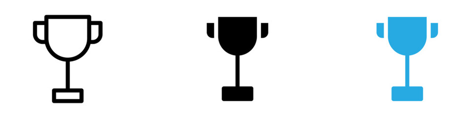 Achievement icon black white vector outline
