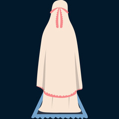 Illustration of Girl Praying