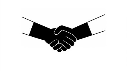 Two hands shaking in a symbol of agreement, trust, and partnership during a meeting or negotiation setting