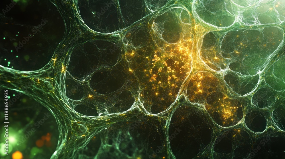 Poster abstract digital background with plexus style.