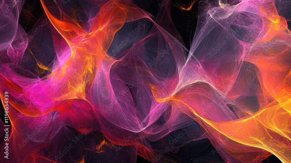 Poster abstract digital background with plexus style.
