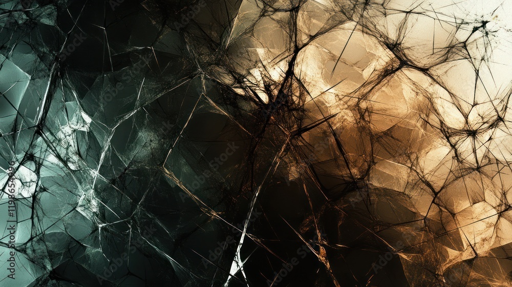 Poster abstract digital background with plexus style.